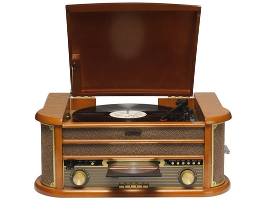 Denver | MRD-51 | Retro Massivholz DAB+ CD Kassetten USB