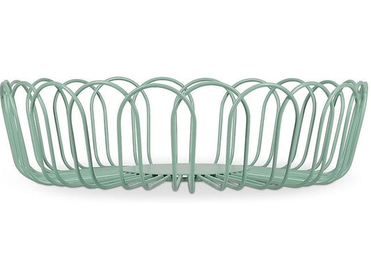 ONA | Früchteschale Flores Big | Grösse: 26.5 x 7.5 cm, Green