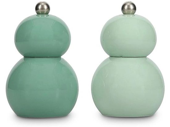 ONA | Salz- und Pfeffermühle Set Betty | Set mit 2 Stück, Green