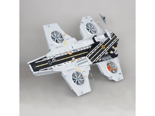 iDisplayit | 2-in-1 Acryl-Ständer LEGO 76354 | S.H.I.E.L.D.-Helicarrier