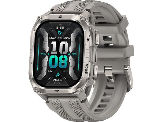 Kospet | Smartwatch Pulse 2 Silber | MIL- STD-810H Tauchuhr 5ATM & IP69
