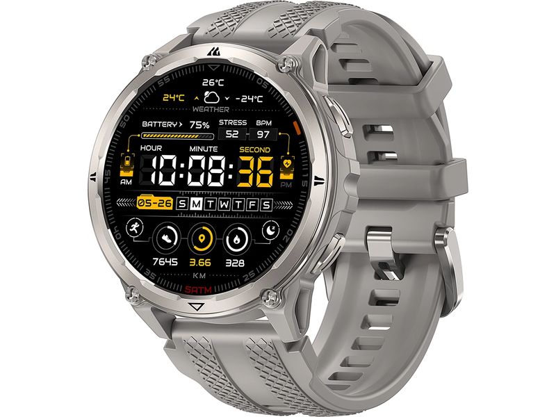 Kospet | Smartwatch Orb 2 Silber | MIL- STD-810H Tauchuhr 5ATM & IP69