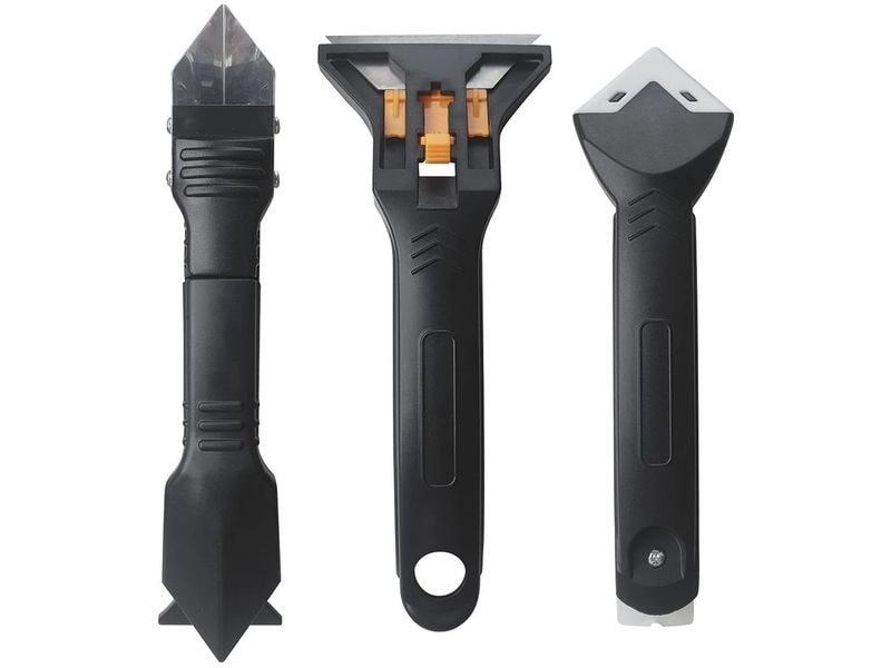EASYmaxx | Silikonentferner | Set 8-Teilig Schwarz Weiss