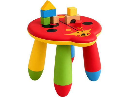relaxdays | Kinderhocker Marienkäfer | B x T: ca. 25 x 32 cm