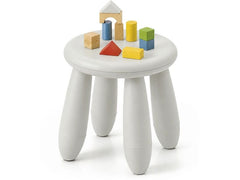 relaxdays | Kinderhocker | Weiss/Grau