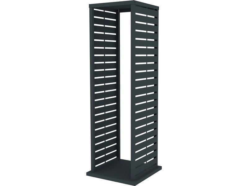 WESTMANN | Kaminholzregal Luma Lane | Anthrazit 37,5x37,5x112cm