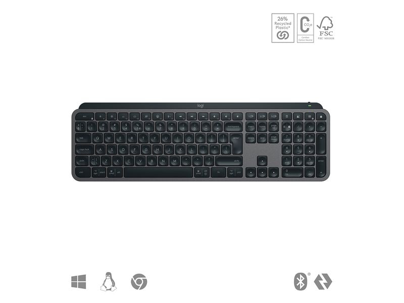 Logitech | Tastatur MX Keys S DE Layout | DE-Layout