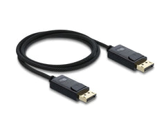 Delock | DisplayPort Kabel | Koaxial 16K 60 Hz 80 Gbps Geflechtmantel 1