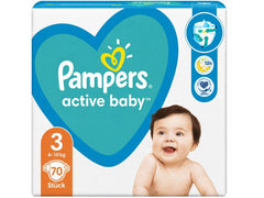 Pampers | Active Baby Windeln Gr. 3 | 70 Stück für 6–10kg