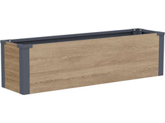 WESTMANN | Pflanzkasten Talus M Holzoptik | 25x100x27cm
