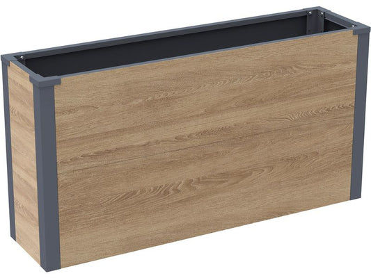 WESTMANN | Pflanzkasten Talus L Holzoptik | 25x100x52cm