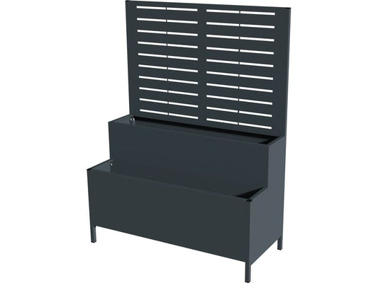 WESTMANN | Pflanzkasten Dekora 5 | Anthrazit 40x90x120cm