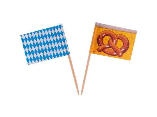 Folat | Partypicker Oktober Bierfest | 14cm hoch, 50 Stück