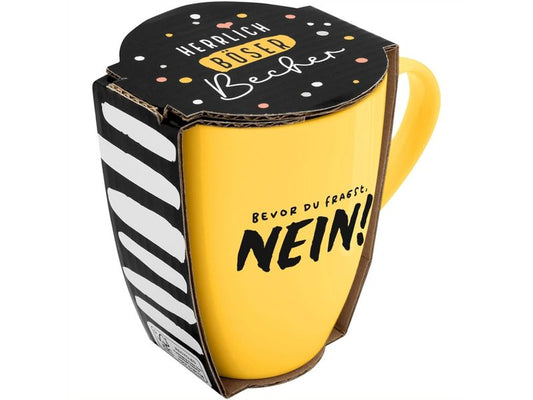 Sheepworld | Becher Nein | L: 8,3 cm, B: 12 cm, H: 10,7 cm