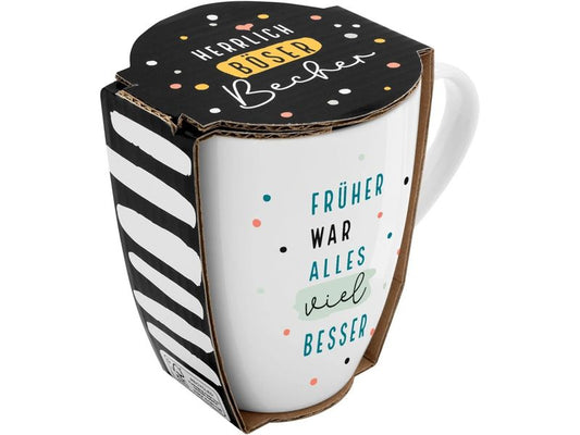 Sheepworld | Becher Früher | L: 8,3 cm, B: 12 cm, H: 10,7 cm