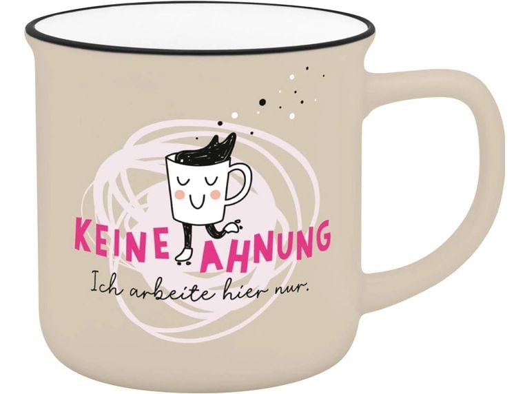 Sheepworld | Becher Ahnung | L:9,1 cm, B:12,3 cm, H:9 cm