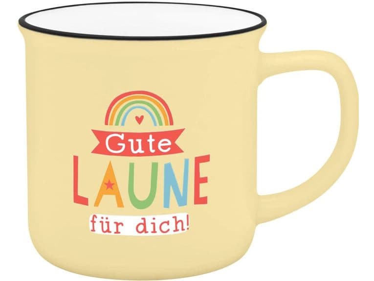 Sheepworld | Becher Gute Laune | L: 9,1 cm,B: 12,5 cm,H: 9,2 cm