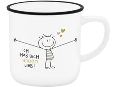Sheepworld | Espressotasse Hab dich so lieb | L: 6,3 cm,B: 8,4 cm,H: 6,5 cm