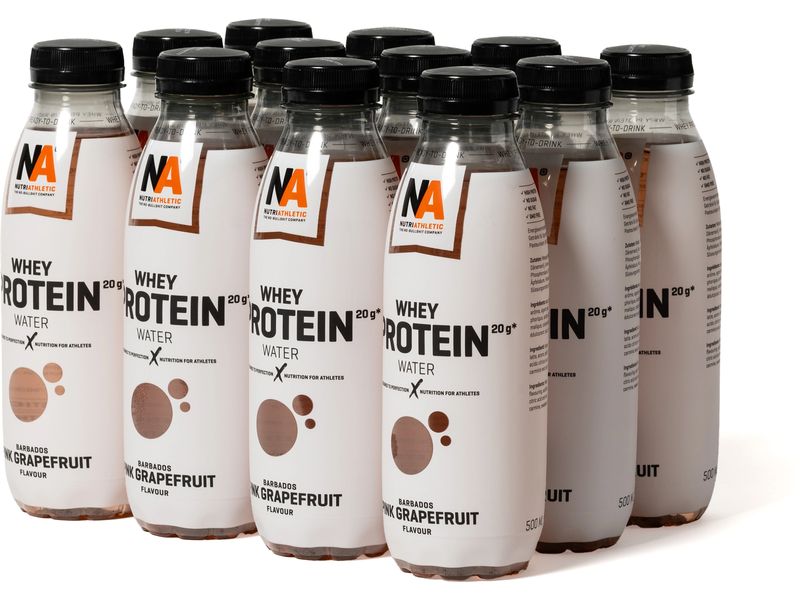 NUTRIATHLETIC | Sports Water Build | Barbados Pink Grapefruit,12 Stück