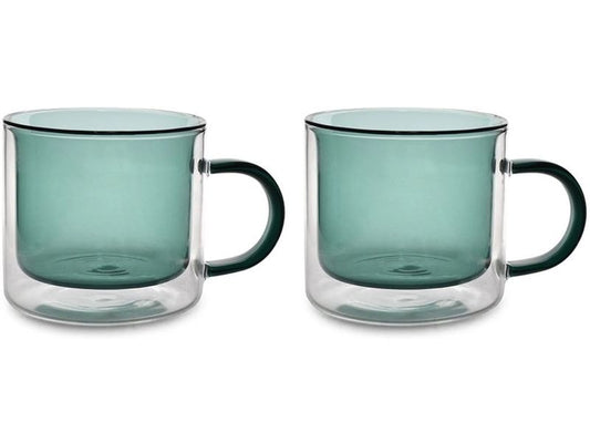 ONA | Universaltasse Liv doppelwandig | Set mit 2 Stück, 27 cl, Green