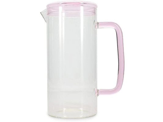 ONA | Karaffe Cruse | Fassungsvermögen: 1.2 Liter, Transp./Pink