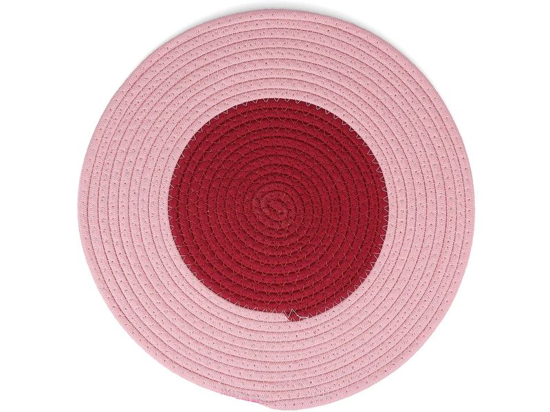 ONA | Tischset Piff | 1 Stück, 35 cm, Blush Pink