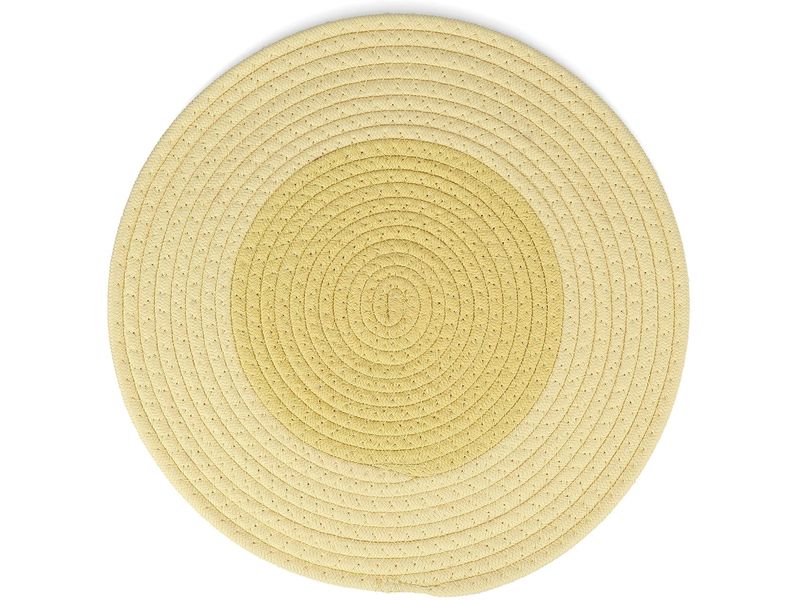 ONA | Tischset Piff | 1 Stück, 35 cm, Sunny Yellow