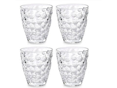 ONA | Trinkglas Bubble | Set mit 4 Stück, 22 cl, Transparent