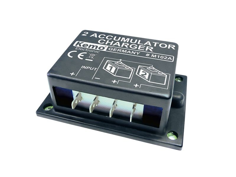 Kemo | Electronic M102A | Zweit-Akkulader für Bleiakkus 6-24 V/DC