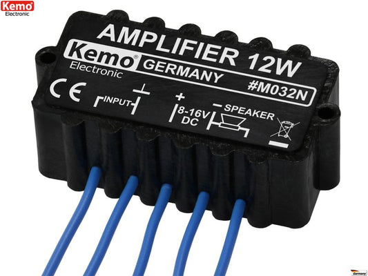 Kemo | Electonic Verstärker M032N | 12 W, universal, feuchtigkeitsfest