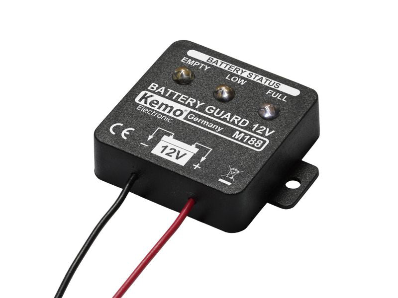 Kemo | Electonic Batteriewächter M188 | 12 V DC Ladezustandsanzeige