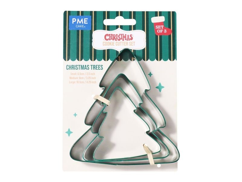 PME | Ausstechformen Set Weihnachtsbäume | 3-teilig