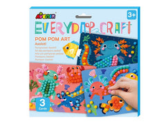 AVENIR | Kreativset Pompon Axolotl | Pompon-Kunst