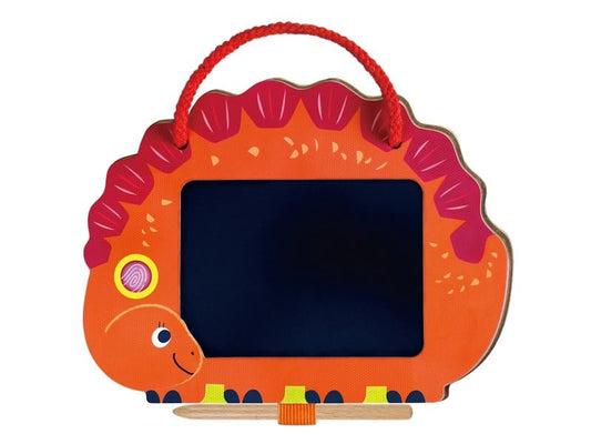 AVENIR | Zaubermaltafel Dinosaurier | LCD, Mehrfarbig, mit Holzstift und Schnur