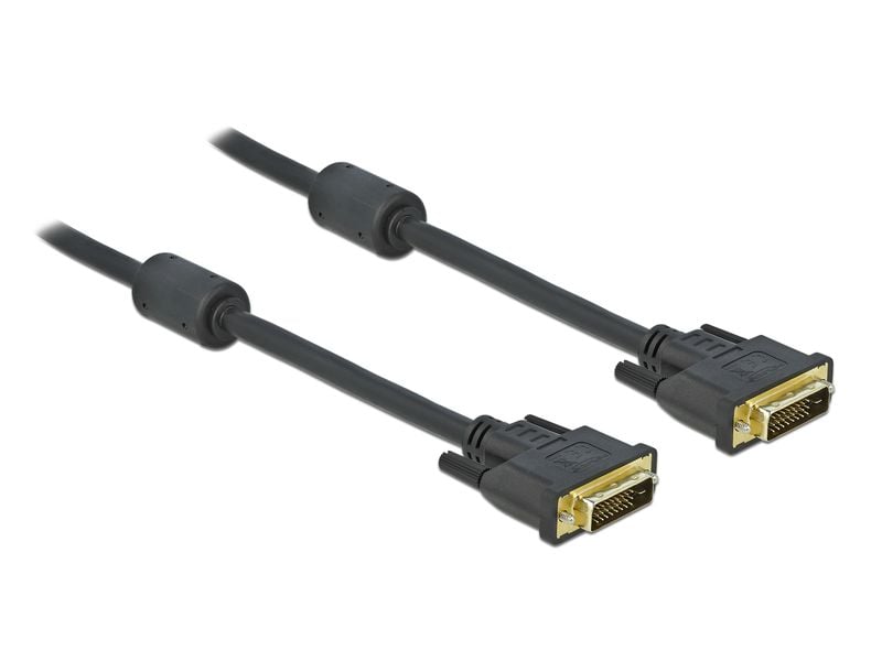 Delock | DVI 24+1 | 5 m, schwarz