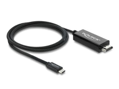 Delock | USB Type-C zu HDMI Kabel | Koaxial, 4K, 60 Hz, Geflechtmantel, 1 m