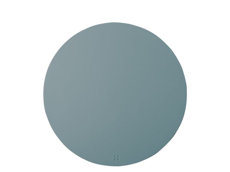 Lunasol | Elements Ambiente Tischset rund | Hellblau PVC
