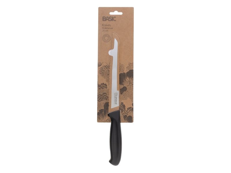 Lunasol | Basic Brotmesser 20cm | Schwarz