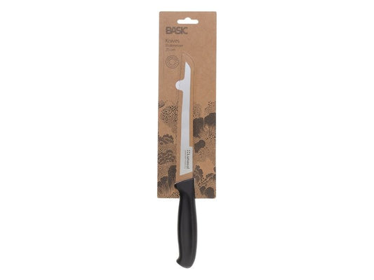 Lunasol | Basic Brotmesser 20cm | Schwarz