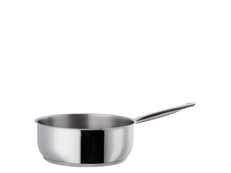 Lunasol | Saturn Sauteuse/Wok 24cm | Silbergrau