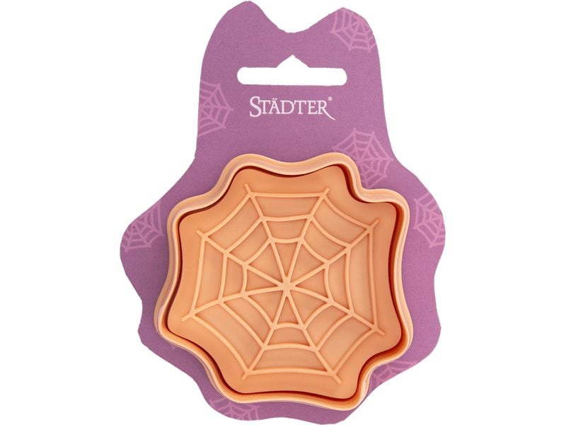 Städter | Präge-Ausstecher Spinnennetz | Polypropylen, 7 cm
