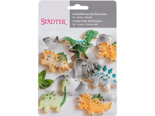 Städter | Ausstecher Set Dinosaurier | 4-teilig