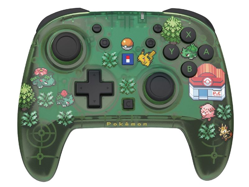 Hori | pad Wireless Turbo Ctrl Pokémon grün | Switch 2, Wireless