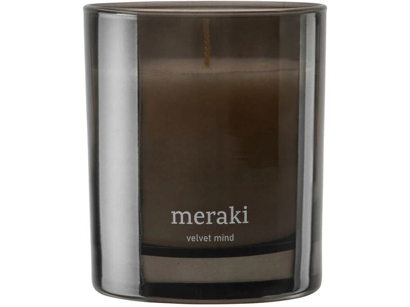 meraki | Duftkerze Velvet Mind, 200g | 9.5x8 cm (HxD), Glas