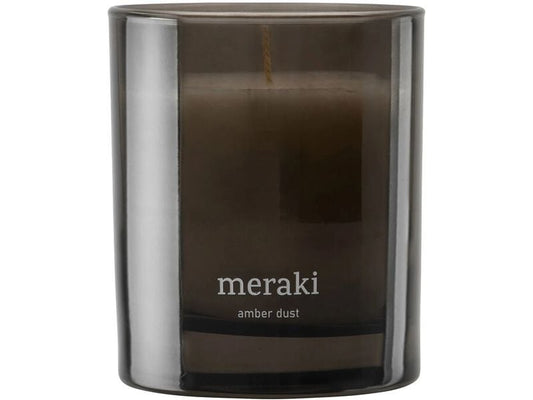 meraki | Duftkerze Amber Dust, 200g | 9.5x8 cm (HxD), Glas