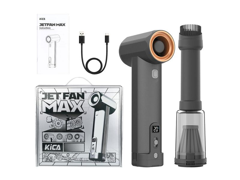 KiCA | Jet Fan Max Vacuum Kit | Schwarz