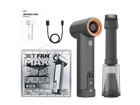 KiCA | Jet Fan Max Vacuum Kit | Schwarz