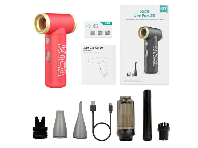 KiCA | Jet Fan 2S Vacuum Kit | Rot
