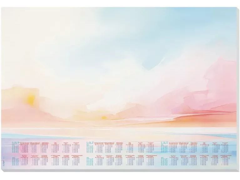 Sigel | Papier-Schreibunterlage, Magic Sunset | weiss/grau 595x410mm, 80g, 30 BL