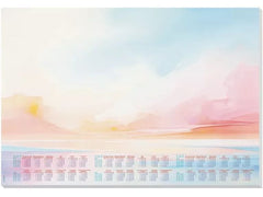 Sigel | Papier-Schreibunterlage, Magic Sunset | weiss/grau 595x410mm, 80g, 30 BL